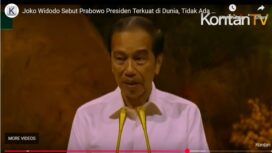 Joko Widodo di Peringatan Puncak HUT Gerindra