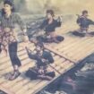 Jaka Tingkir saat menyeberangi Bengawan Solo (Sumber Image: Embara Lensa)