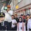 Peluncuran Kereta Api Ijen Ekspres relasi Ketapang-Malang di Stasiun Ketapang, Kabupaten Banyuwangi, Jawa Timur. Sabtu (1/2/2025) ANTARA/HO-Humas KAI