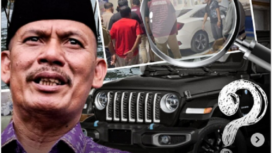 Bareskrim Polri melakukan penggeledahan di desa Kohod, tangerang, terkait  kasus pagar laut 3016 Km di tangerang. Instagram@ctd.insider
