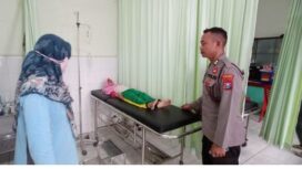 Salah satu santri saat dalam perawatan/Ist