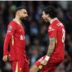 Szoboszlai membantu gol pembuka Salah sebelum peran dibalik untuk gol kedua (Getty)