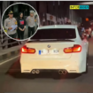 Petugas lalu lintas Polresta malang melakukan tilang kepada pengemudi BMW yang menggunakan plat palsu N 3 NEN. Instagram@infomania