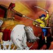 Ilustrasi perang tanding Panembahan dan Ki Kinten (Ist)