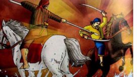Ilustrasi perang tanding Panembahan dan Ki Kinten (Ist)