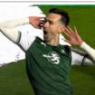  Ryan Hardie  seusai cetak gol/Ist