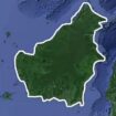 Pulau Kalimantan relatif tidak bergerak