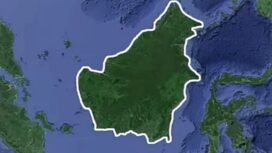 Pulau Kalimantan relatif tidak bergerak