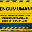 Tutup sementara RANS Nusantara Hebat (Ist)