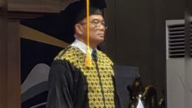 Universitas Malang menyelenggarakan opengukuhan Dr Muhanjdir Effendi, penasihat khusus presiden, sebagai guru besar, Kamis 13 Februari 2025. Foto: Kredonews.com/Anwar Hudiono