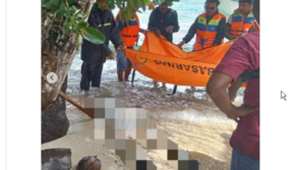 Tim SAR gabungan Polda Maluku Utara (Malut), TNI, dan Basarnas mengevakuasi jenazah jurnalis MetroTV Sahril Helmi,  yang ditemukan di pesisir pantai Desa Sabatang, Bacan Timur, Halmahera Selatan, Sabtu 8 Februari 2025. Instagram@humaspolri