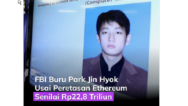 FBI memasang poster wajah Park Jin Hyok, sebagai upaya untuk memburu tersangka pelaku pencurian Ethereum terbesar dalam sejarah uang crypto. Instagram@akademicryptocom