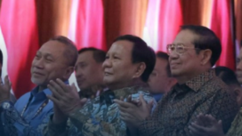 Ketua Umum Partai Gerindra Prabowo Subianto menggelar silaturahmi Koalisi Indonesia Maju (KIM) Plus di Hambalang, Kabupaten Bogor, Jawa Barat, Jumat, 14 Feberuari 2025. Instagram@katadatacoid