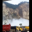 Inilah detik-detik longosr besar di lokasi galian C Gunung Kuda, wilayah  Bobos, Dukupuntang, Kabupaten Cirebon, Jawa Barat,  Selasa, 11 Feberuai 2025. Tangkap layar video Instagram@cirebon.banget