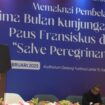 Menteri Agama (Menag) Nasaruddin Umar pada acara bedah buku di Universitas Atmajaya, Jakarta, Selasa (25/2/2025) (Foto: KREDONEWS.COM/ Istimewa)