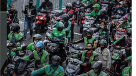 Ojol pejuang rupiah akan bereaksi melakukan mogok 27 Februari 2025. Instagram@suarasurabayamedia