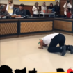 Seorang perwakilan tenaga honorer Pemkab Bangkalan, Madura,  rela sembah sujud memohon bantuan dari Komisi I DPRD Jawa Timur, agar hak-hak mereka dilidungi dan bisa diangkat menjadi PPPK. Tangkap  layar video instagram@wecarebangkalanmadura