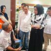 Wakil Bupati Sidoarjo, Hj. Mimik Idayana saat melakukan sidak di mall pelayanan publik, Senin (24/2/2025) (Foto: KREDONEWS.COM/ S Purnomo)