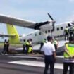Pesawat ini lansung mogok saat mendarat, kalau mogok di atas...