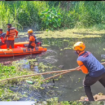 Ilustrasi pencarian anak hilang terseret arus air hujan ditemukan di waduk Kedungbrubus anak sungai Madiun di kecamatan Pilangkenceng, kabupaten Madiun,  Jawa Timur, Minggu, 2 Maret 2025, sekitar pukul 09.30 WIB. Insgatram@bpbdmadiunkab