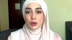 Celine Evangelista bantah jadi istri muda Menag. (Nina Rialita. Foto : TikTok Celine Evangelista.)