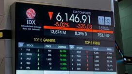 Turun 5 persen IHSG dihentikan sementara