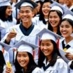 Ilustrasi wisuda SMA Foto:ArtAI