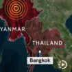 Ilustrasi jarak pusat gempa dari Bangkok, Foto:Chsnel4news