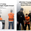 KPK menahan tiga orang tersangka dalam kasus dugaan krouspi di Lembaga Pembiayaan Ekspor Indonesia (KPEI), sejak 20 Maret 2025. Instagram@official.kpk