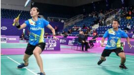 Ganda campuran Indonesia Rehan/Gloria (PBSI)