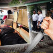 Kasus penusukan dua satpam SMKN 9 Tangerang, diduga dilakukan oleh dua orang anggota LSM Gerhana. Instagram@ctd_insider