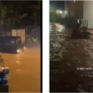 Wilayah Yogyakarta diguyru hujan enam jam, menyebabkan beberapa wilayah tergenang banjir dan longsor, Jumat malam 28 Maret 2025. Tangkap layar video Instagram@info.negri