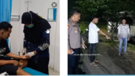 Dwi Nur Imam, 24, warga Carangrejo, kecamatan Kesamben, Jombang, menjadi korban begal saat melintas di Jalan Bypass Desa Betek, Kecamatan Mojoagung, Kabupaten Jombang. Terjadi Sabtu, 29 Maret 2025. sekitar pukul 19.30 WIB. Tangkap layar video Instagram@jombanginformasi_