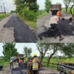 Dinas PUPR kabupaten Jombang, Rabu 19 Maret 2025, telah melakukan perbaikan jalan penmghubung antara Sumobito-Kesamben. Perbaikan ini sangat diperlukan, karena jalur tersebut sudah lama mengalami kerusakan. Instagram@wargajombang