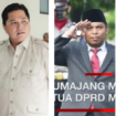 Menteri BUMN Erick Thohir (kiri), Anang Achmad Syaifudin, mantan ketua DPRD Lumajang. Kolase: Instagram@erickthohir dan drprd_lumajang