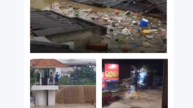 Beberapa sudut wilayah kota dan kabupaten Bekasi, jawa Barat, terendam banjir besar akibat hujan deras yang terjadi wilayah itu. Instagram@ctd.insider
