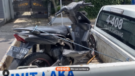 Selain mengamankan korban tewas, pelajar  SMK Ngoro Jombang, M Aldy Al Lathif (16) meninggal dunia saat patrol sahur di Jalan Raya Desa Sidowarek, Ngoro, Jombang. Polisi juga mengamankan motor korban. Instagram@wargajombang
