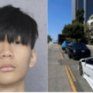 Seorang pemuda dari Singapura bernama  Malone Lam, 20,  dan mobil-mobil yang ia beli setelah diduga mencuri US$230 juta dalam bentuk mata uang kripto dari seorang korban di Washington. Foto: Kantor Sheriff Broward, dokumen pengadilan. 