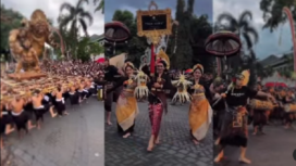 Festival Ogoh-ogoh khas Bali berlangsung 21-23 Maret 2025, sebelum melaksanakan hari Nyepi yang jatuh pada tanggal 29 Maret 2025. Instagram@pemprov_bali