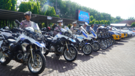 Persiapn gelar pasukan pengamanan Operasi Ketupat Semeru 2025, di mapolres, Pasuruan. Dok: Polres Pasuruan
