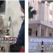 (Kiri) Anggota Komisi D Kota Surabaya melakukan pengecekan jam operasi Puskesmas di wilayah Surabaya. Tampak mengecek tabung oksigen yang krannya bocok, sehingga tidsak ada gasnya. (Kanan) Puskemas Ketabang yang baru saja direnovasi dengan anggaran Rp 5 miliar, ternyata juga tidak memberi pelayanan 24 jam. Instagram@surabaya.1menit
