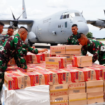 TNI telah memberangkatkan tim regu aju misi kemanusiaan membantu korban gempa Myanmar, berangkat pas hari raya Idil Fitri, Senin 31 Maret 2025. Instagram@puspentni