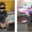 Tiga petugas keamanan pasar Sumobito mengamankan satu dari enam bocah kepergok sedang berusaha membobol toko perhiasan dan asesoris Cantira Jewellery di pasar Sumobito, Jombang,  Rabu 26 Maret 2025, malam hari sekitar pukul 20.30 wib. Instagram@kabarjombangdotcom