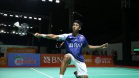 Tunggal putra Indonesia Alwi Farhan