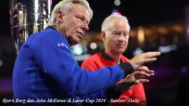 Dua seteru di lapangan, sahabat di luar lapangan