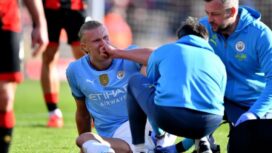 Haaland cedera saat lawan Bournemouth di perempatfinal Piala FA (REX)