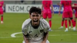 Pencetak gol tunggal saat lawan Korea
