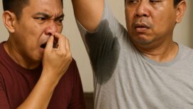 Ilustrasi bau ketek, Dok: Art-AI