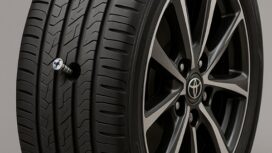 Ilustrasi ban terkena paku, Dok: ArtAI