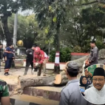 Menteri Sosial Saifullah Yusuf akan memberi santunan kepada korban musibah beringin tumbang saat salat Ied di alun-alun Pemalang. Instagram@pemalang.update